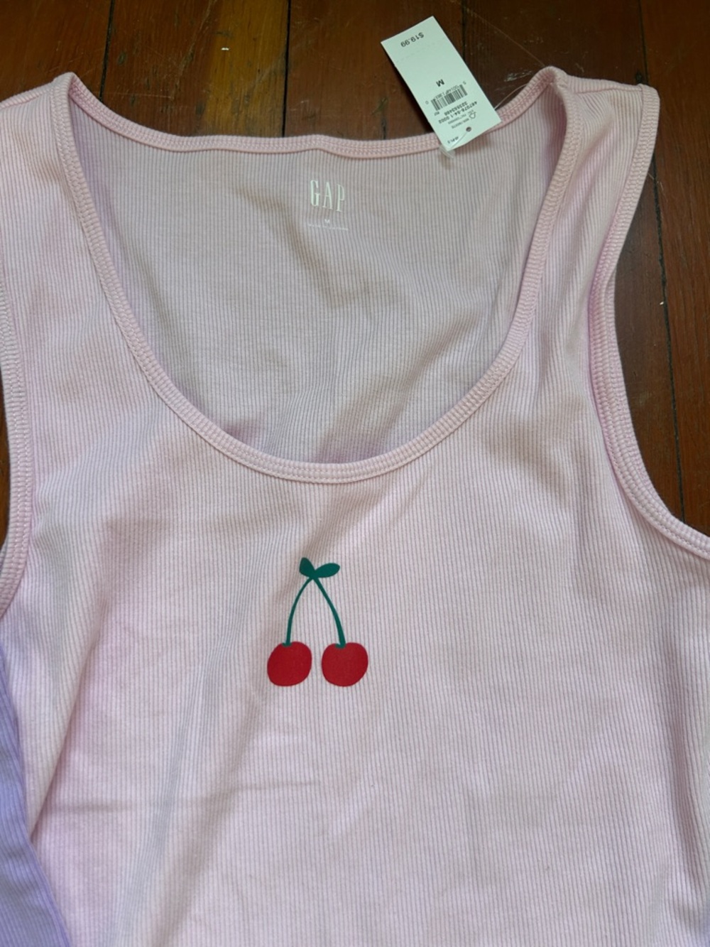 GAP Pastel Tank Trio - Light Blue, Pink & Lavender Graphic Tanks - Picture 3 of 11